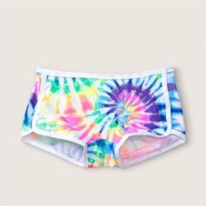 XL VS PINK Tie Dye Boyshort Pantie